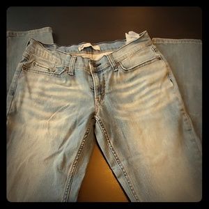 Levi's 524 Too Superlow Distressed Jeans